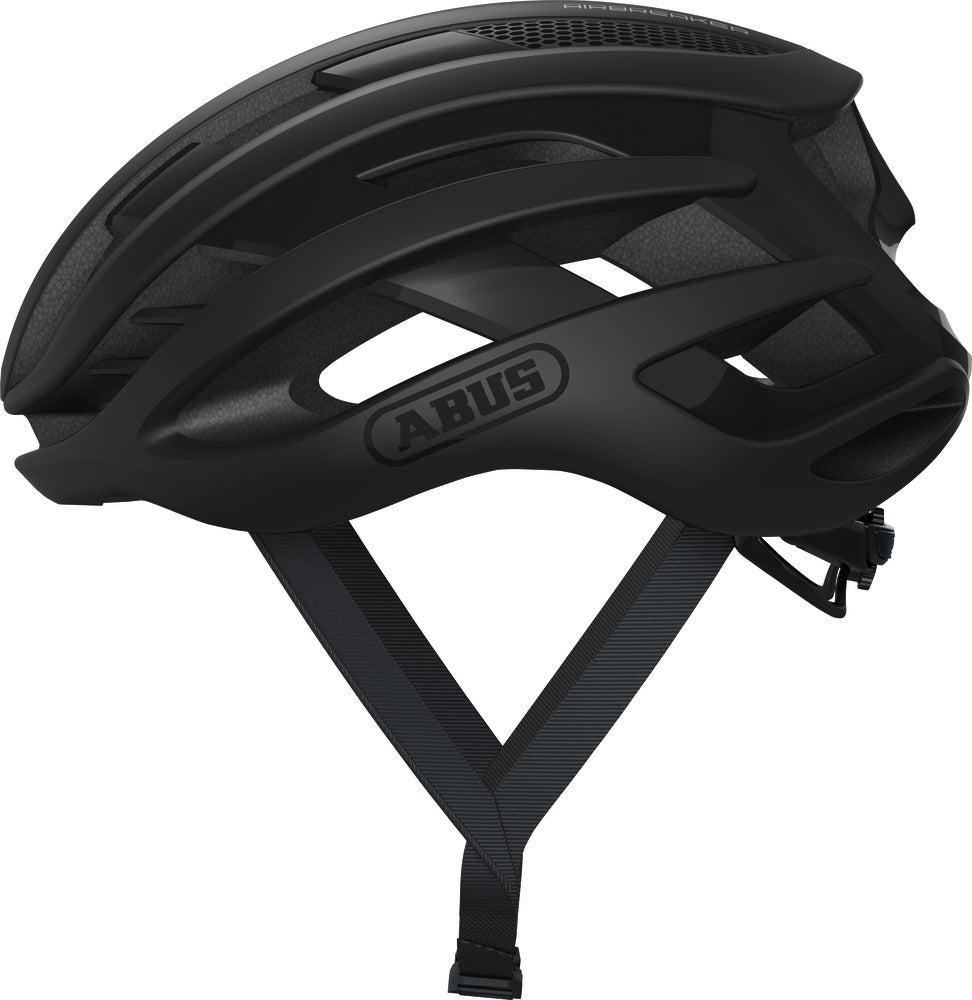 ABUS kerékpáros sport sisak AirBreaker, In-Mold, velvet black, L (59-61 cm)
