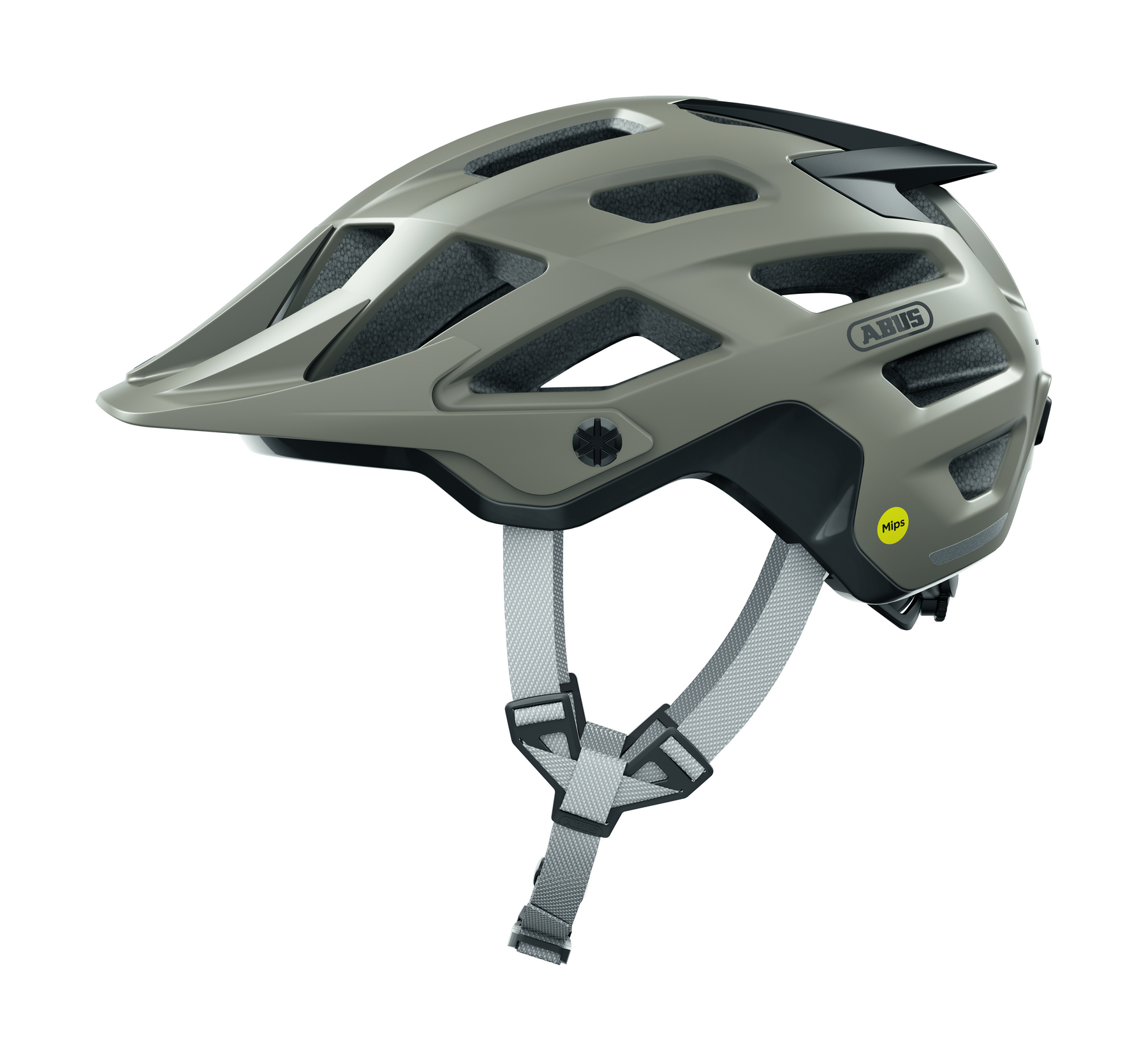 ABUS kerékpáros sport sisak Moventor 2.0 MIPS, In-Mold, dust grey, L (57-61 cm)
