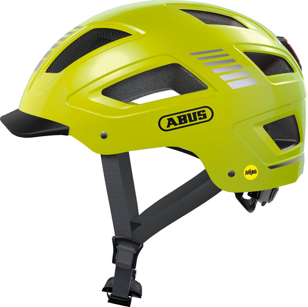 ABUS kerékpáros városi sisak Hyban 2.0 MIPS, ABS, signal yellow, XL (58-63 cm)