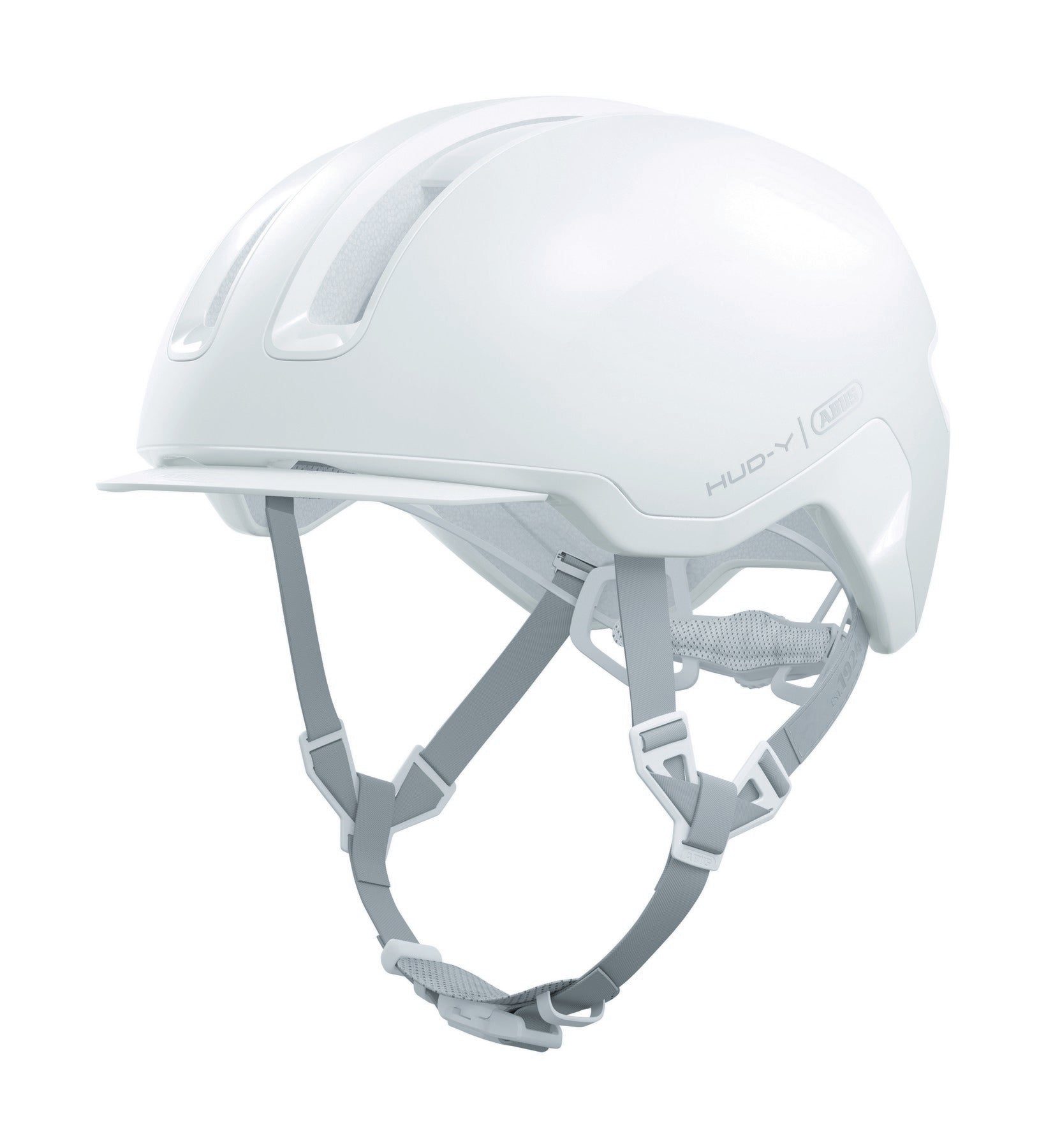 ABUS kerékpáros városi sisak Hud-Y, In-Mold, pure white S (51-55 cm)