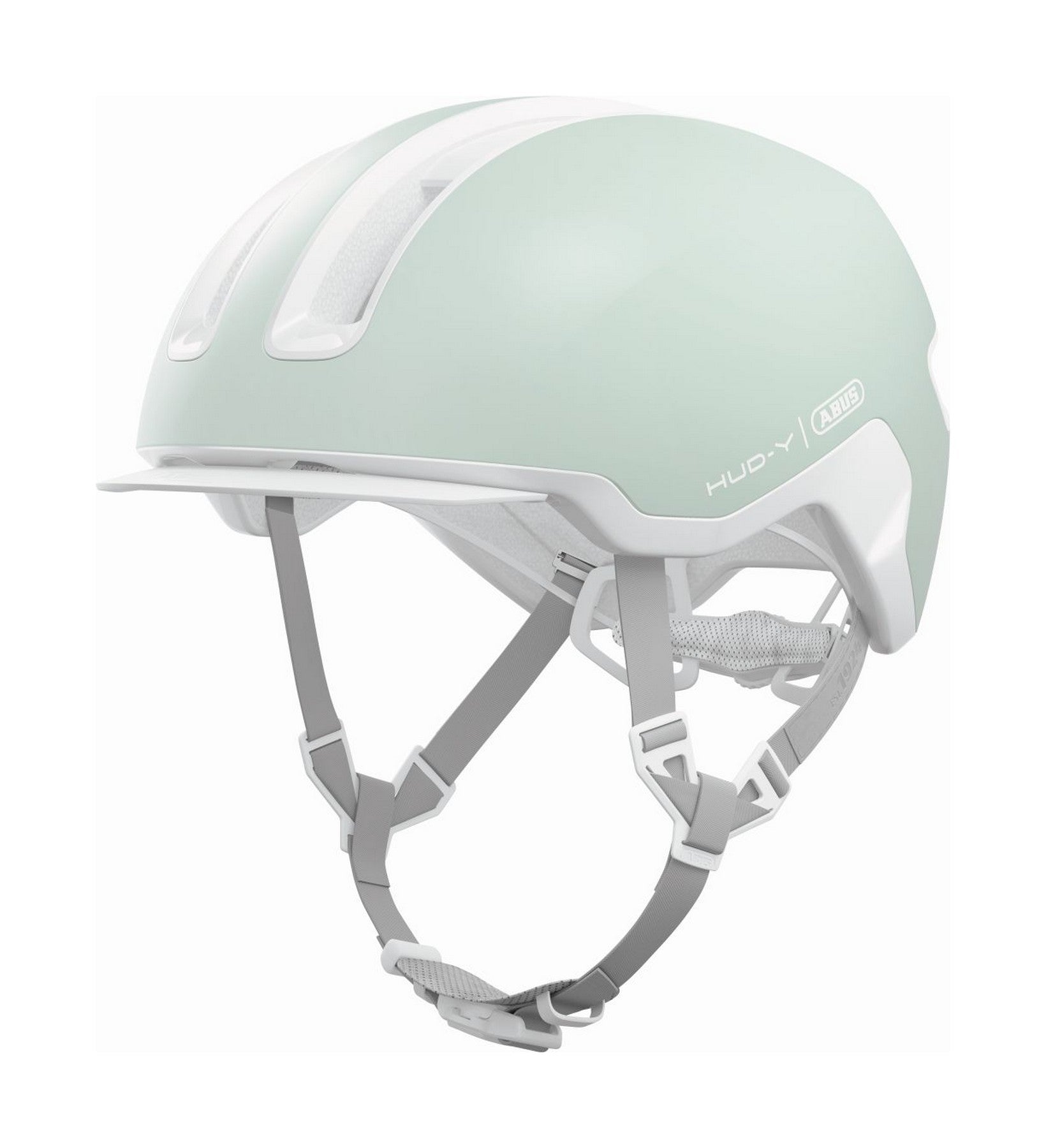 ABUS kerékpáros városi sisak Hud-Y, In-Mold, pure mint, M (54-58 cm)