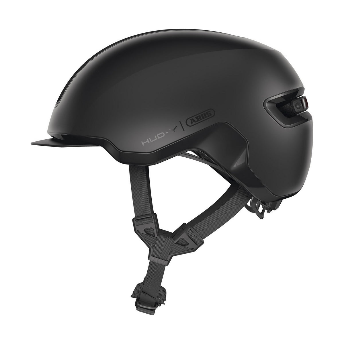ABUS kerékpáros városi sisak Hud-Y, In-Mold, velvet black, S (51-55 cm)