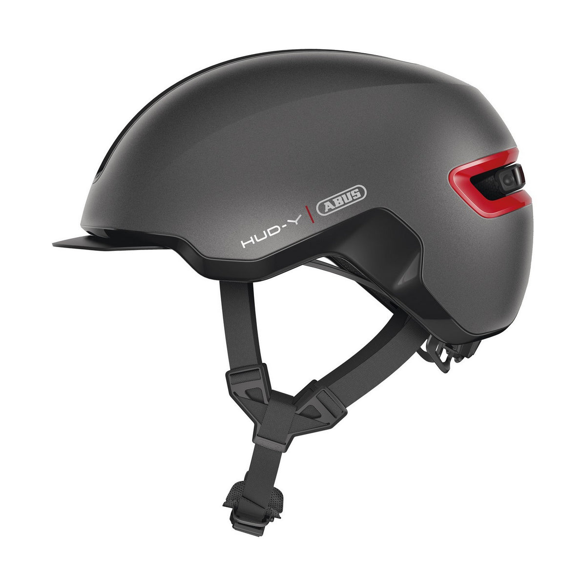 ABUS kerékpáros városi sisak Hud-Y, In-Mold, titan, S (51-55 cm)