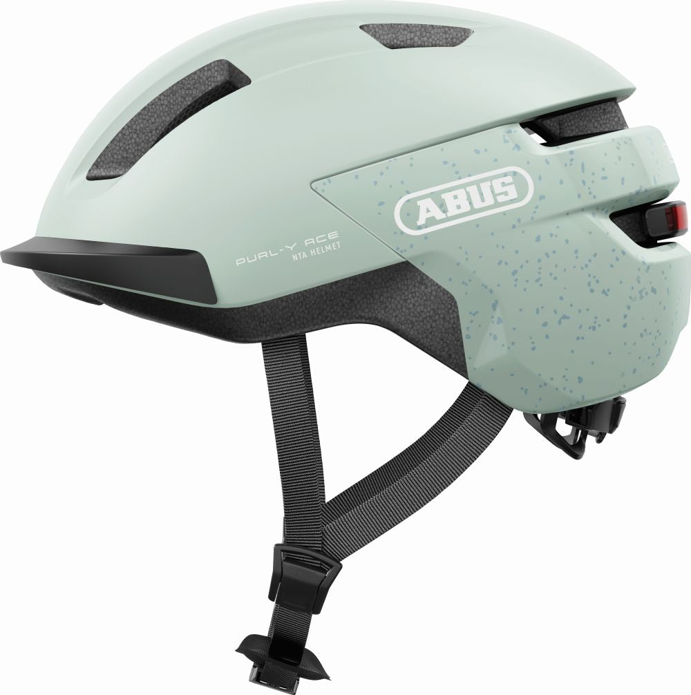 ABUS kerékpáros városi sisak Purl-Y ACE, In-Mold, mint green M (54-58 cm)