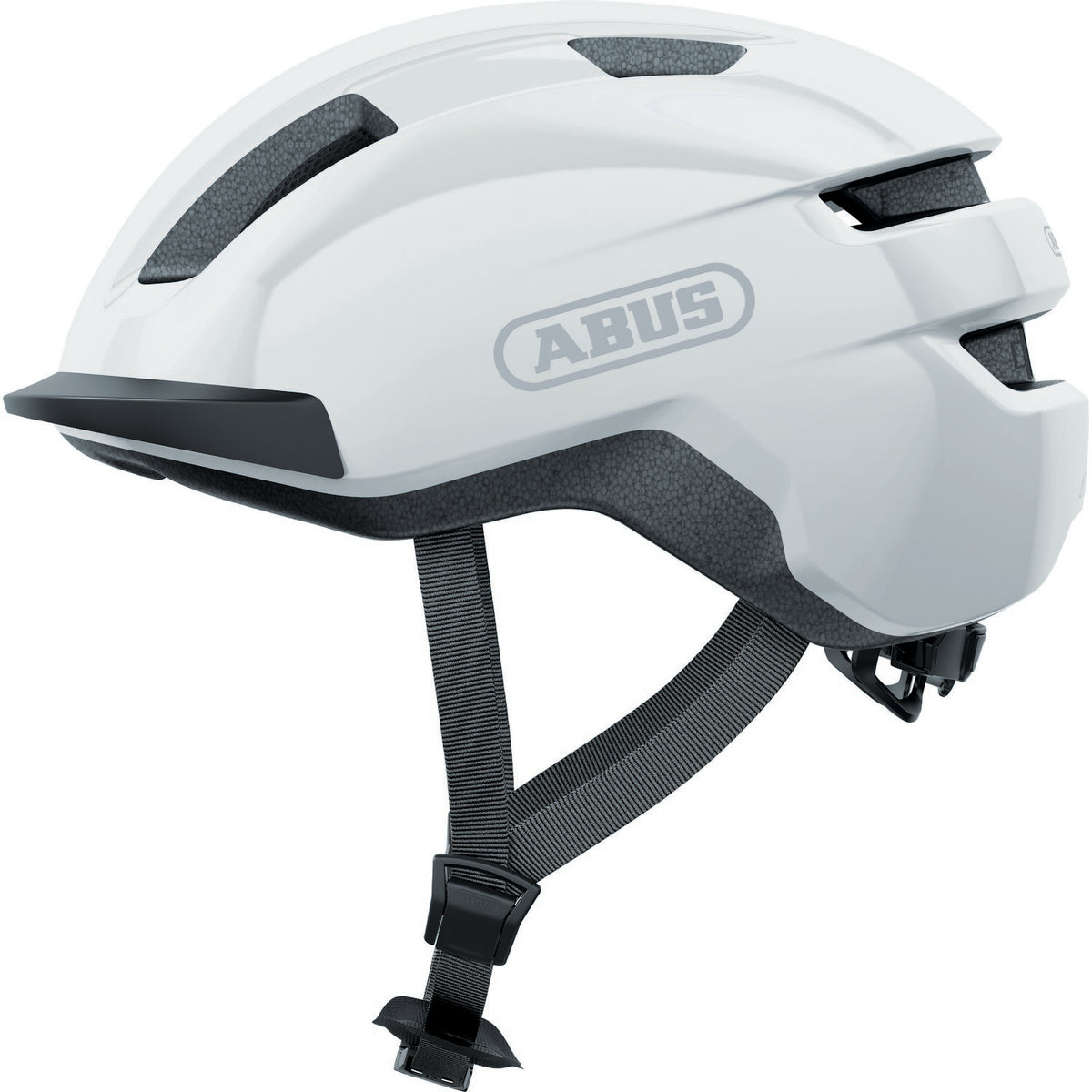 ABUS kerékpáros városi sisak Purl-Y, In-Mold, shiny white M (54-58 cm)