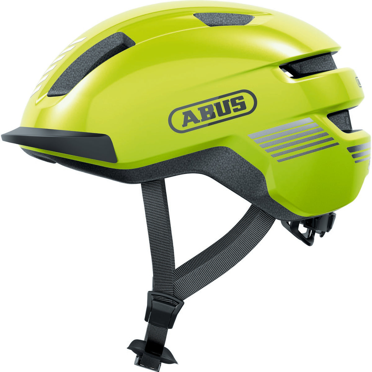 ABUS kerékpáros városi sisak Purl-Y, In-Mold, signal yellow S (51-55 cm)