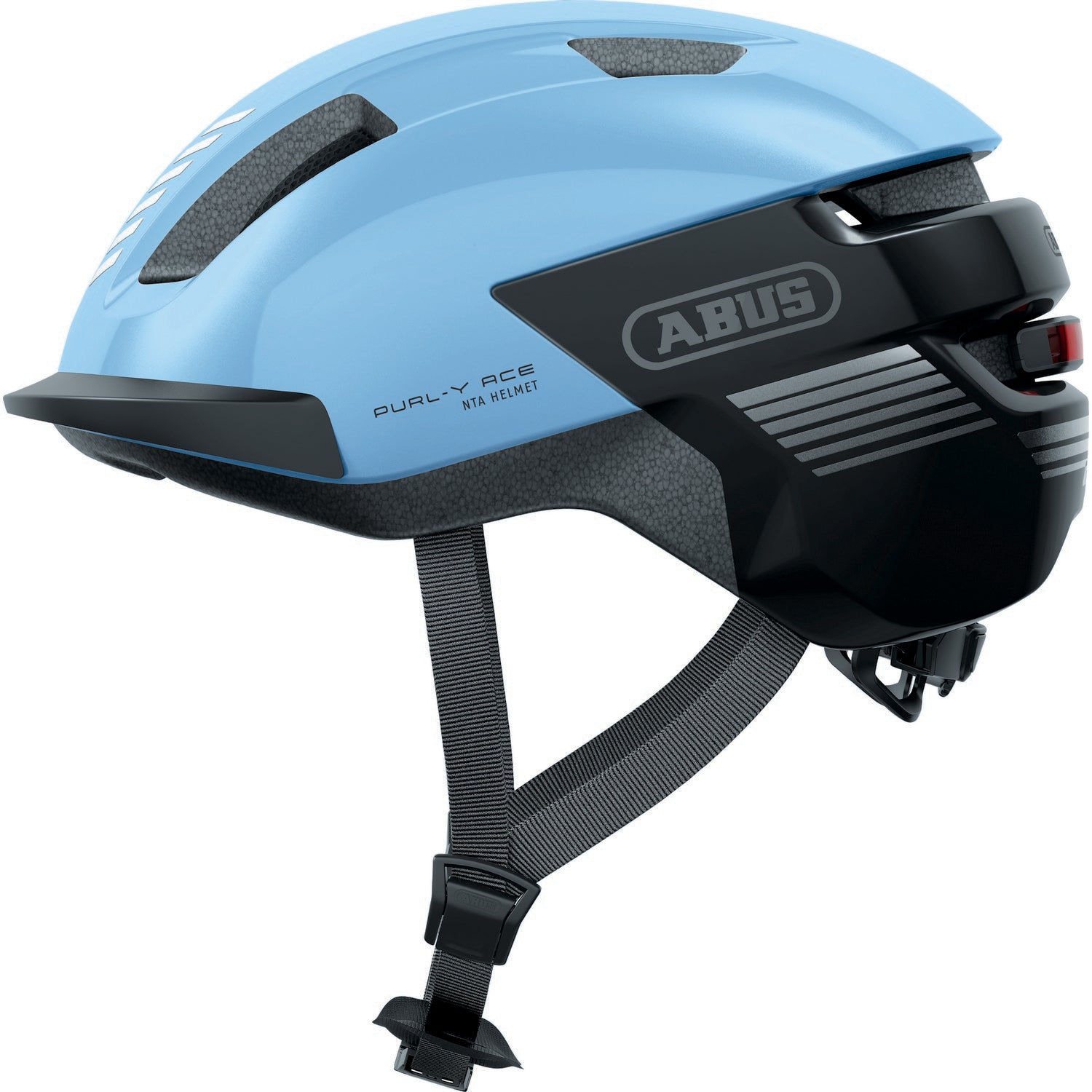 ABUS kerékpáros városi sisak Purl-Y ACE, In-Mold, iced blue S (51-55 cm)