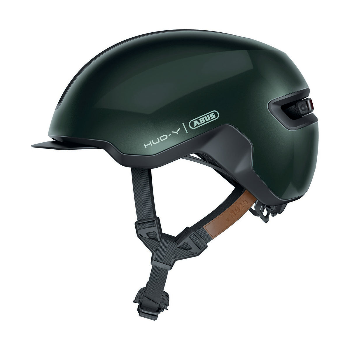 ABUS kerékpáros városi sisak Hud-Y, In-Mold, moss green L (57-61 cm)