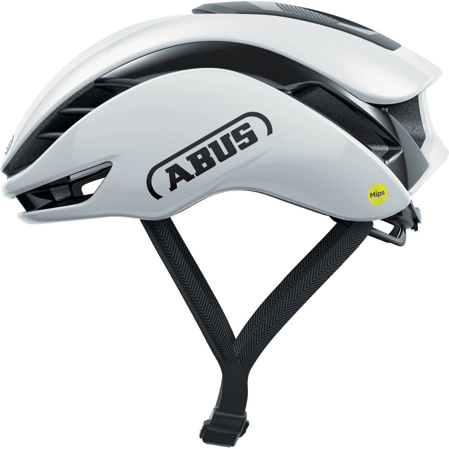 ABUS kerékpáros sport sisak GameChanger 2.0 MIPS, In-Mold, shiny white S  (51-55 cm)