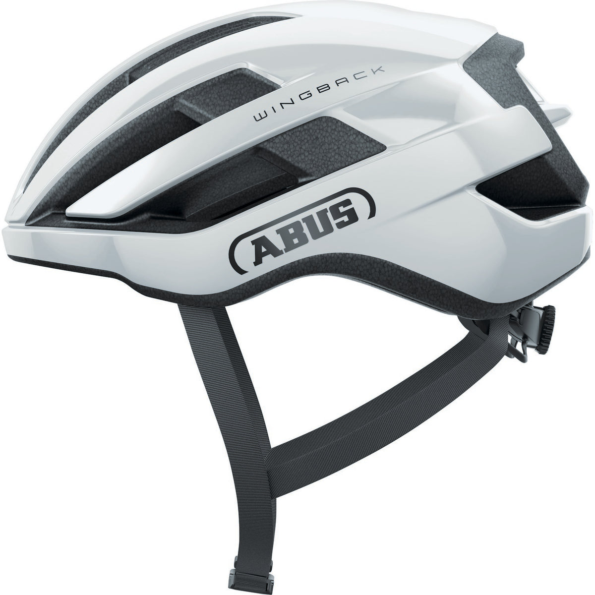 ABUS kerékpáros sport sisak Wingback, In-Mold, shiny white L (57-61 cm)