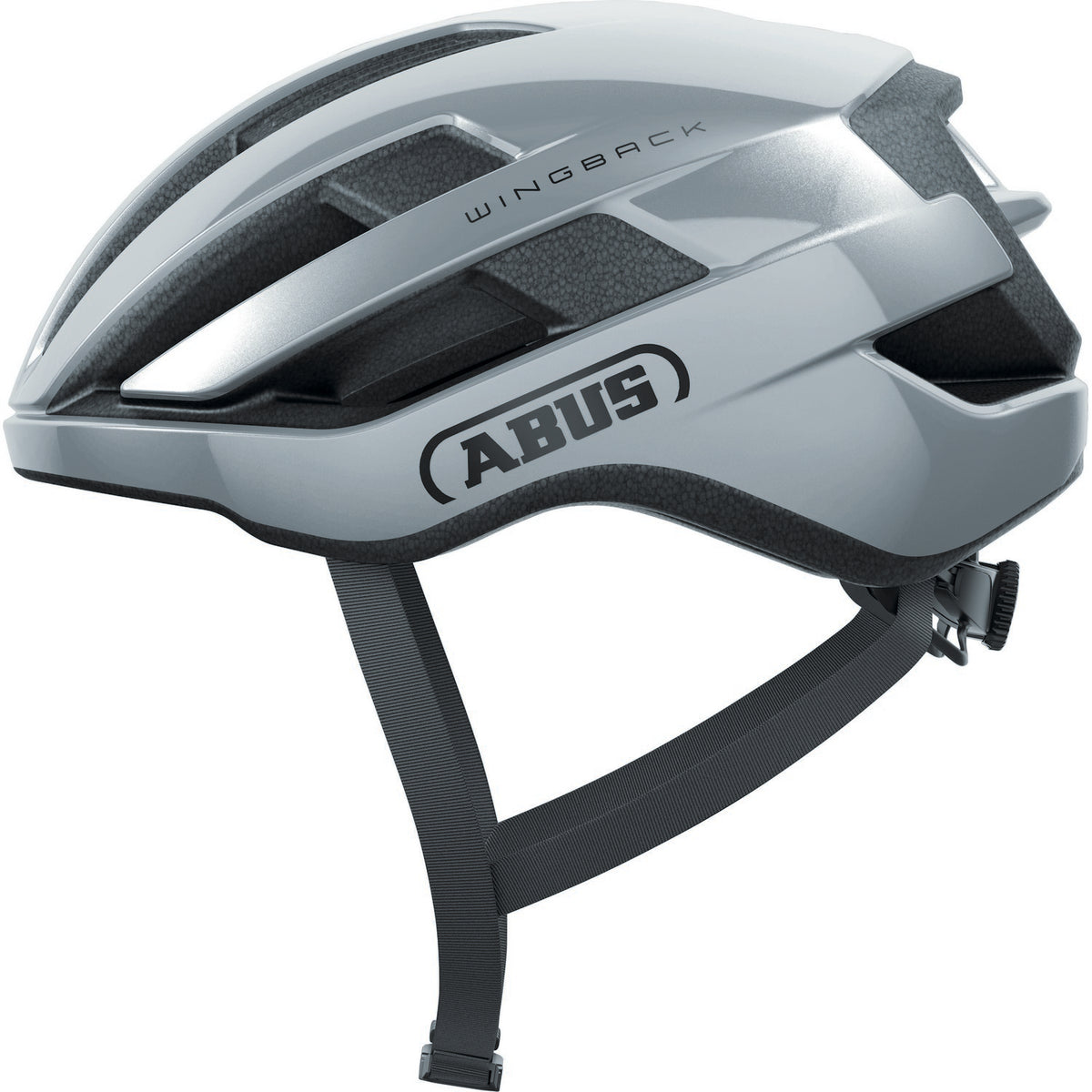 ABUS kerékpáros sport sisak Wingback, In-Mold, gleam silver L (57-61 cm)