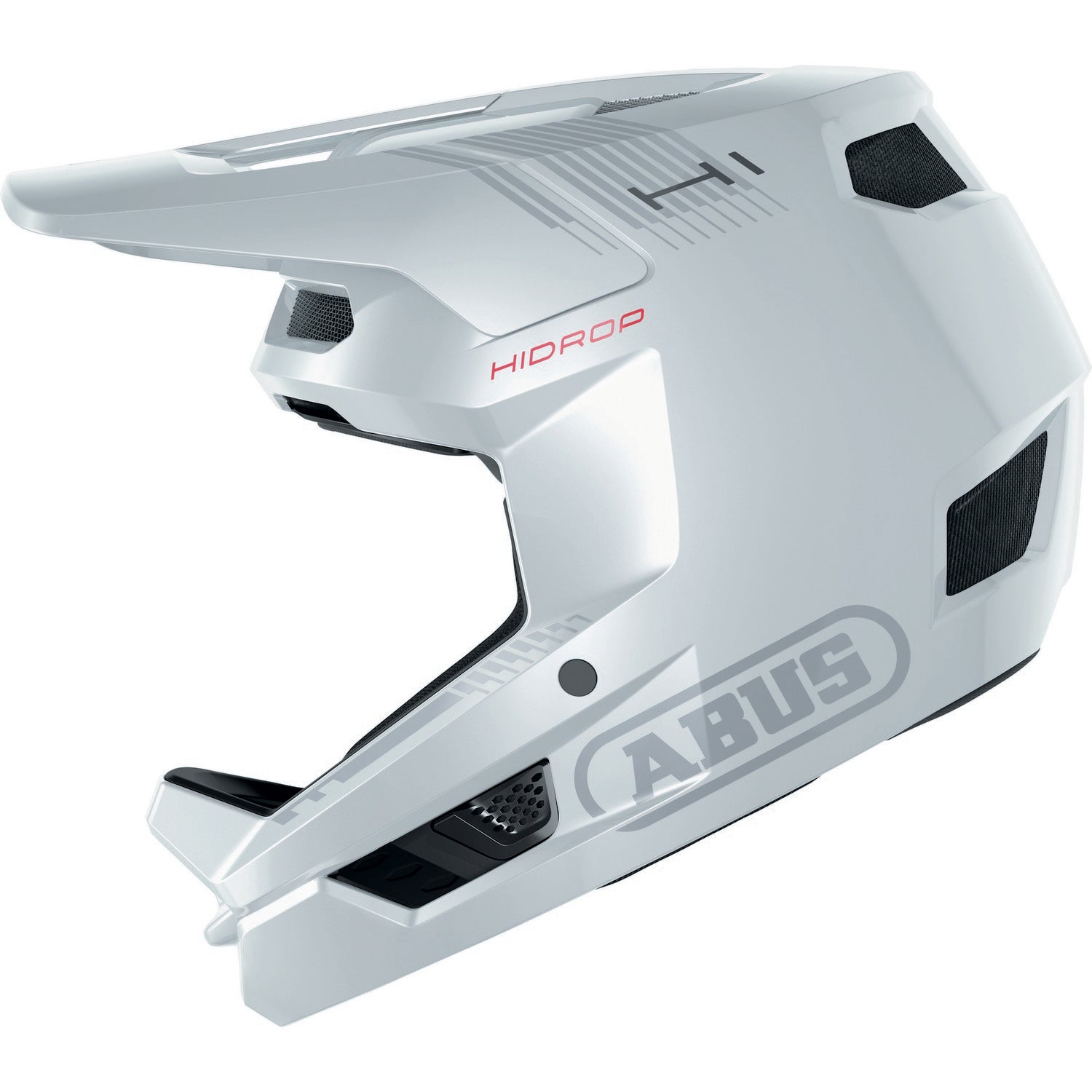 ABUS kerékpáros sport sisak HiDrop, In-Mold, shiny white M (57-58 cm)