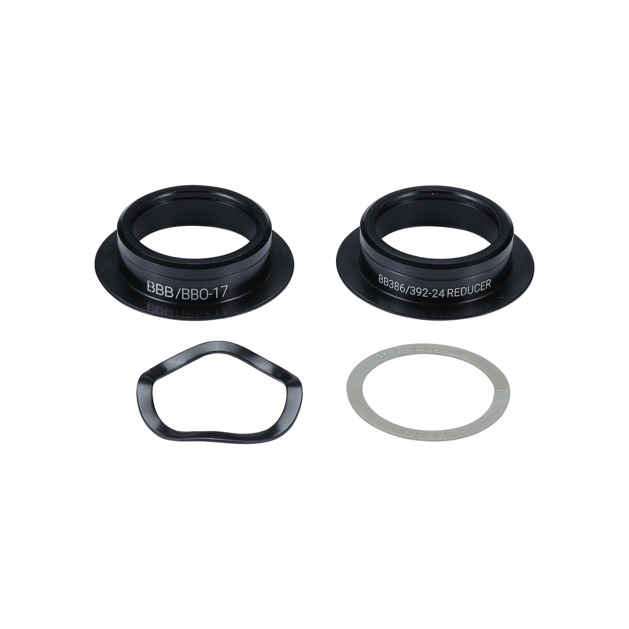 BBB Cycling kerékpáros középcsapágy szűkítő BBO-17 BottomAdapt, BB386 EVO