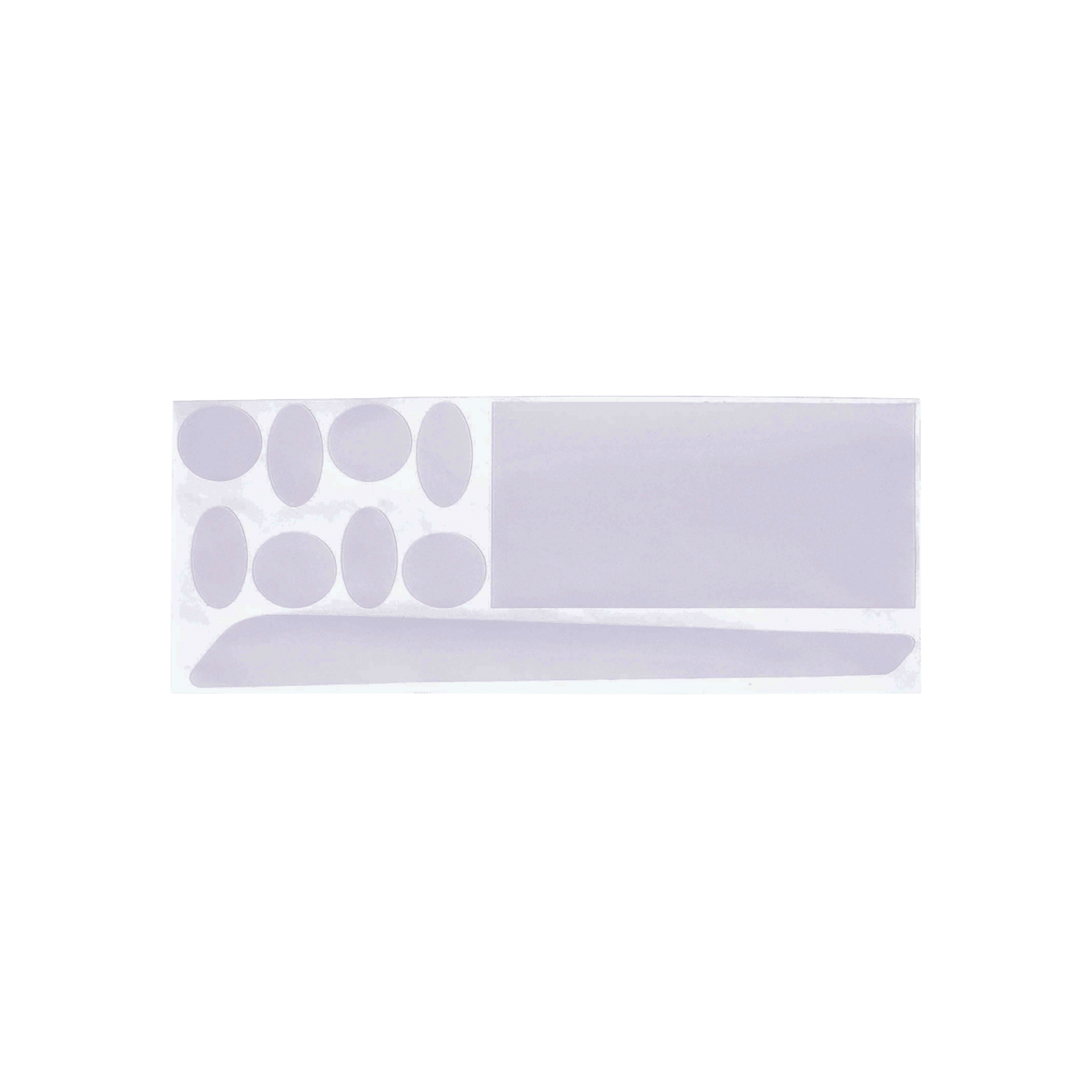 BBB Cycling kerékpáros vázvédő szett BBP-57 ClearSkin, átlátszó