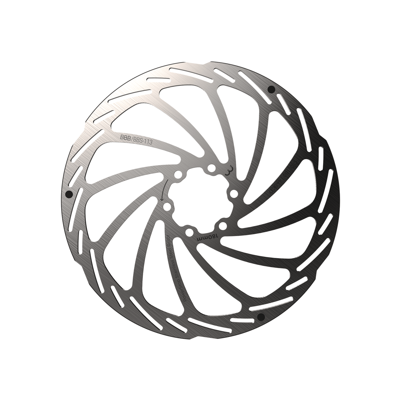 BBB Cycling kerékpáros féktárcsa BBS-113 PowerStop, 6 csavaros, 180mm