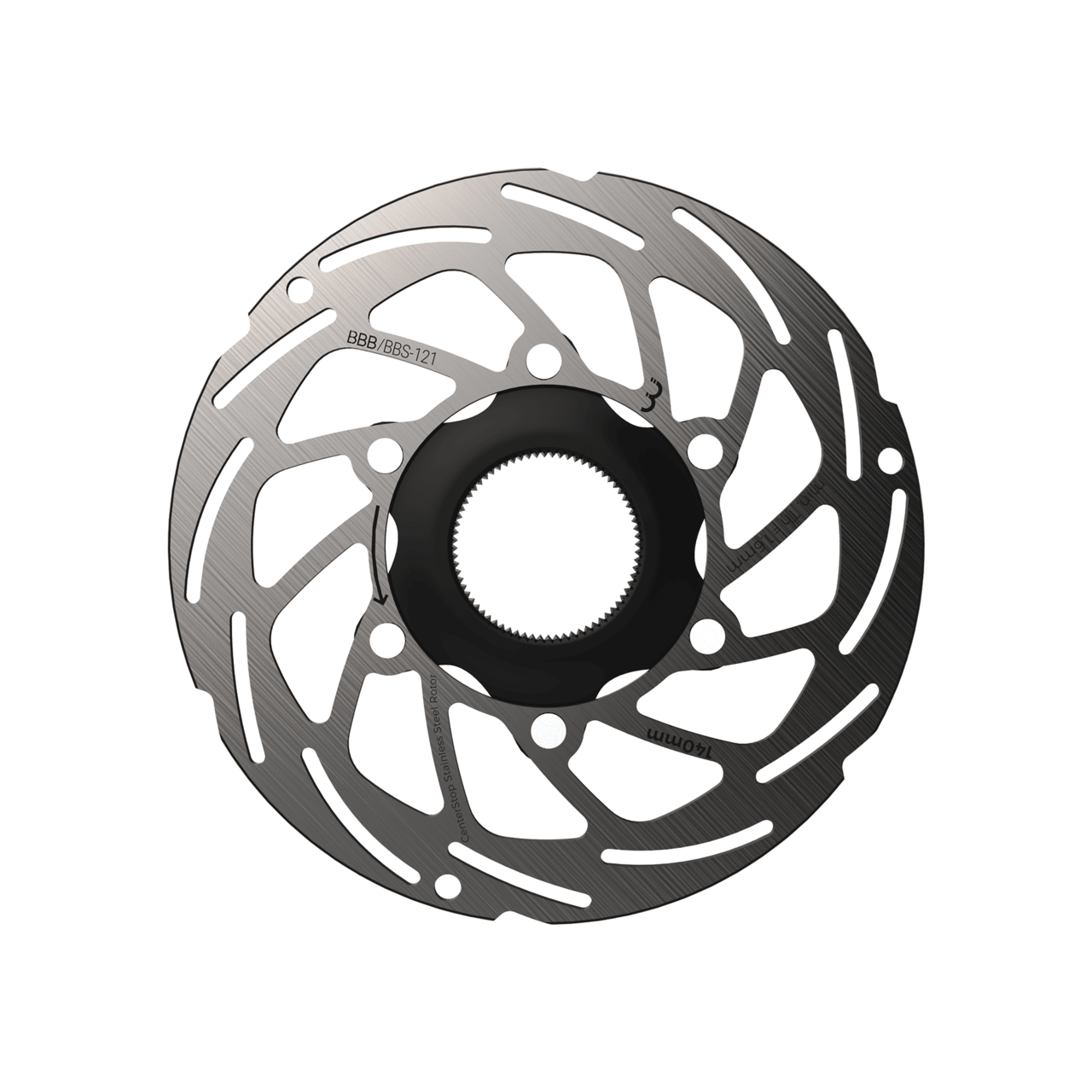 BBB Cycling kerékpáros féktárcsa BBS-121 CenterStop, CenterLock, 140mm