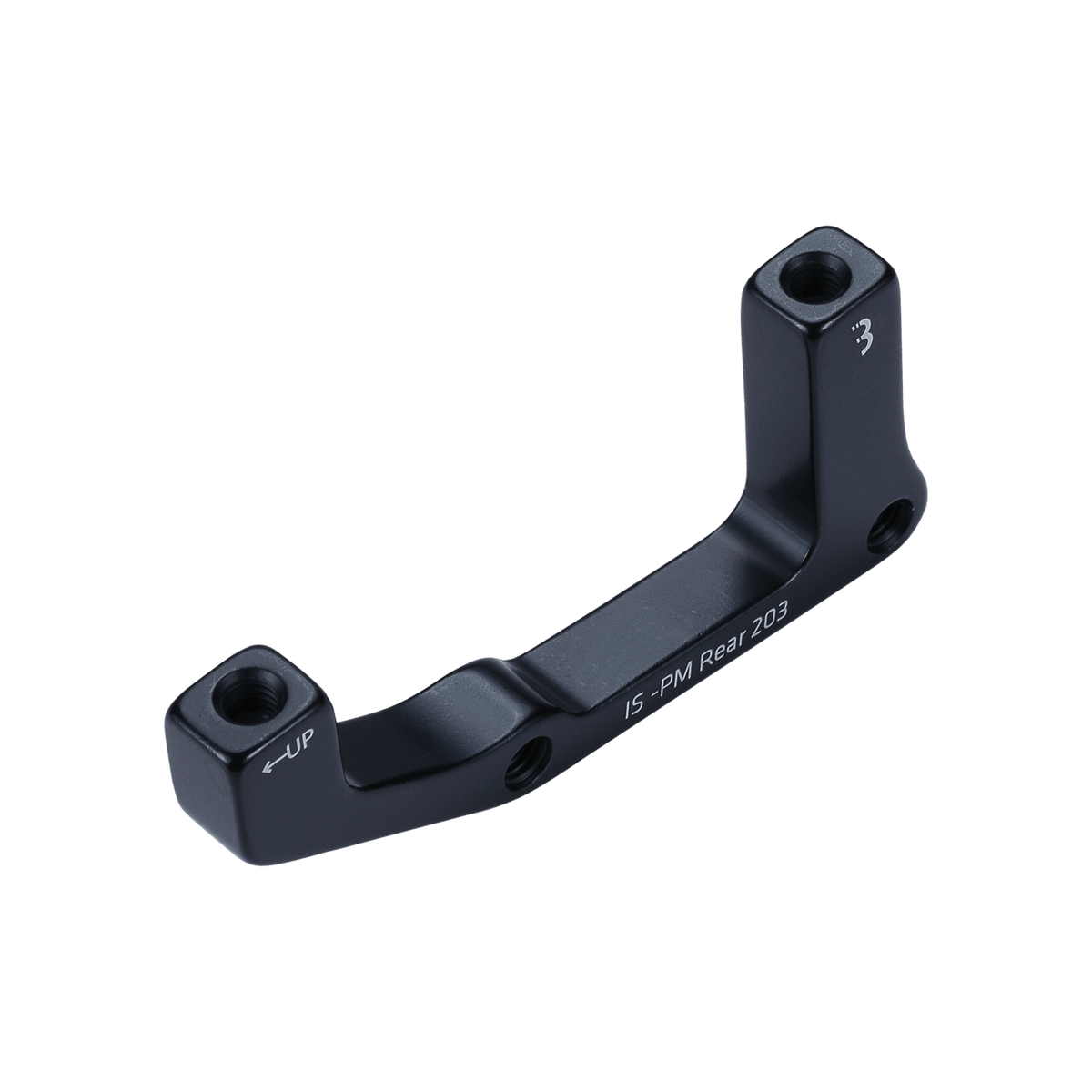 BBB Cycling kerékpáros féktárcsa adapter BBS-95R PowerMount, hátsó féktárcsához, 203mm, IS to PM