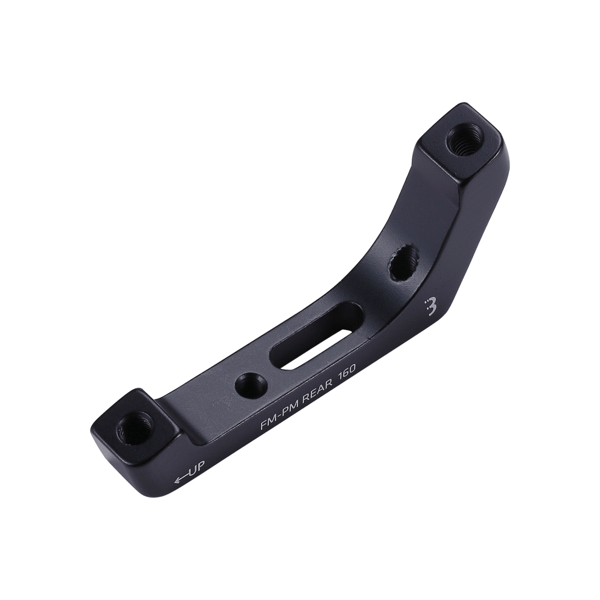 BBB Cycling kerékpáros féktárcsa adapter BBS-97R PowerMount, hátsó féktárcsához, flatmount, 160mm, FM to PM