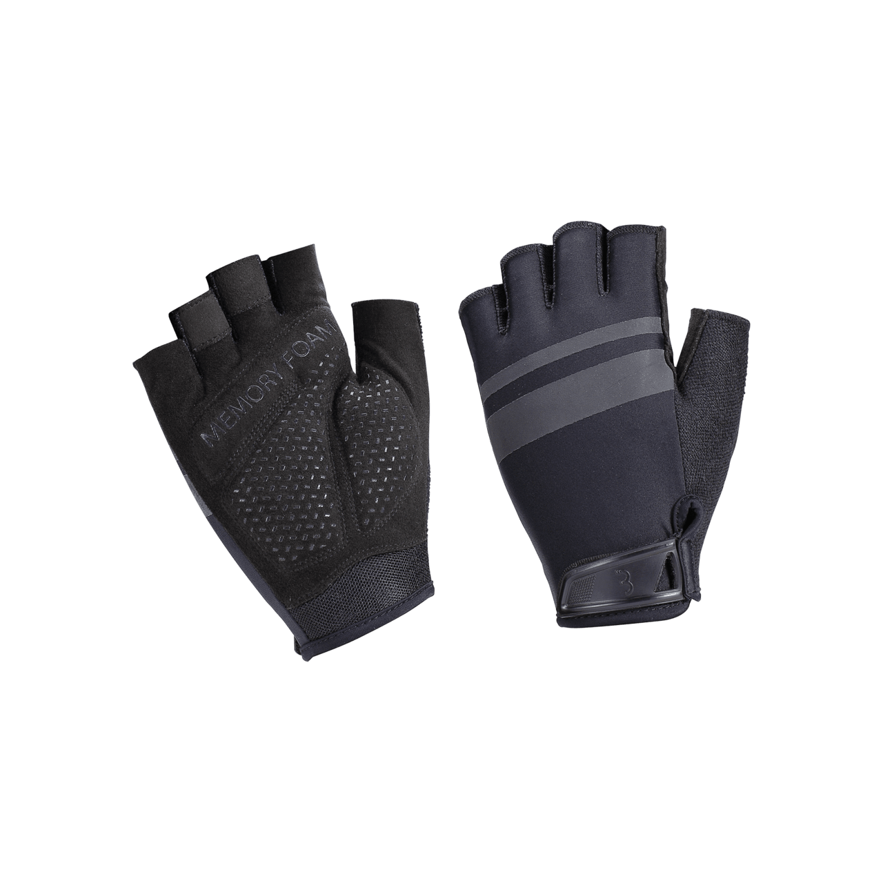 BBB Cycling kerékpáros kesztyű BBW-59 HighComfort, emlékező szivacsos, fekete S