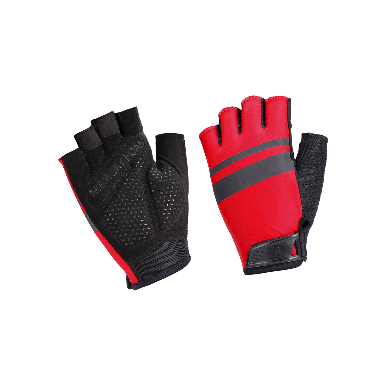 BBB Cycling kerékpáros kesztyű BBW-59 HighComfort, emlékező szivacsos, piros M