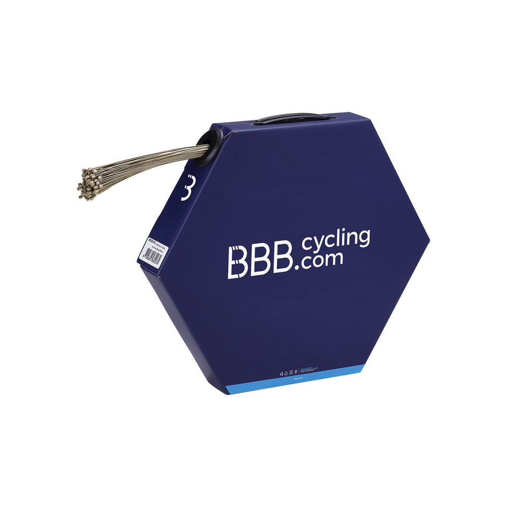 BBB Cycling kerékpáros váltóbovden BCB-36 SpeedWire, polírozott-rozsdamentes acél, előre feszített, Shimano/SRAM kompatibilis, 1.1mmx2350mm, arany (50 db)