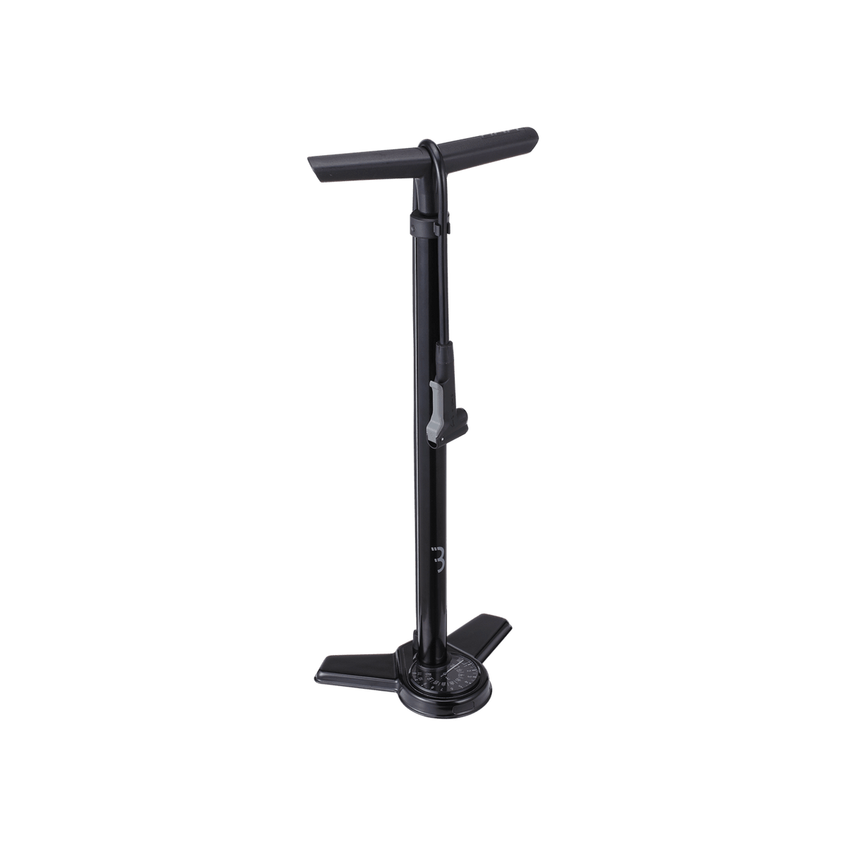 BBB Cycling kerékpáros állópumpa BFP-27 AirSteel, acél, fekete