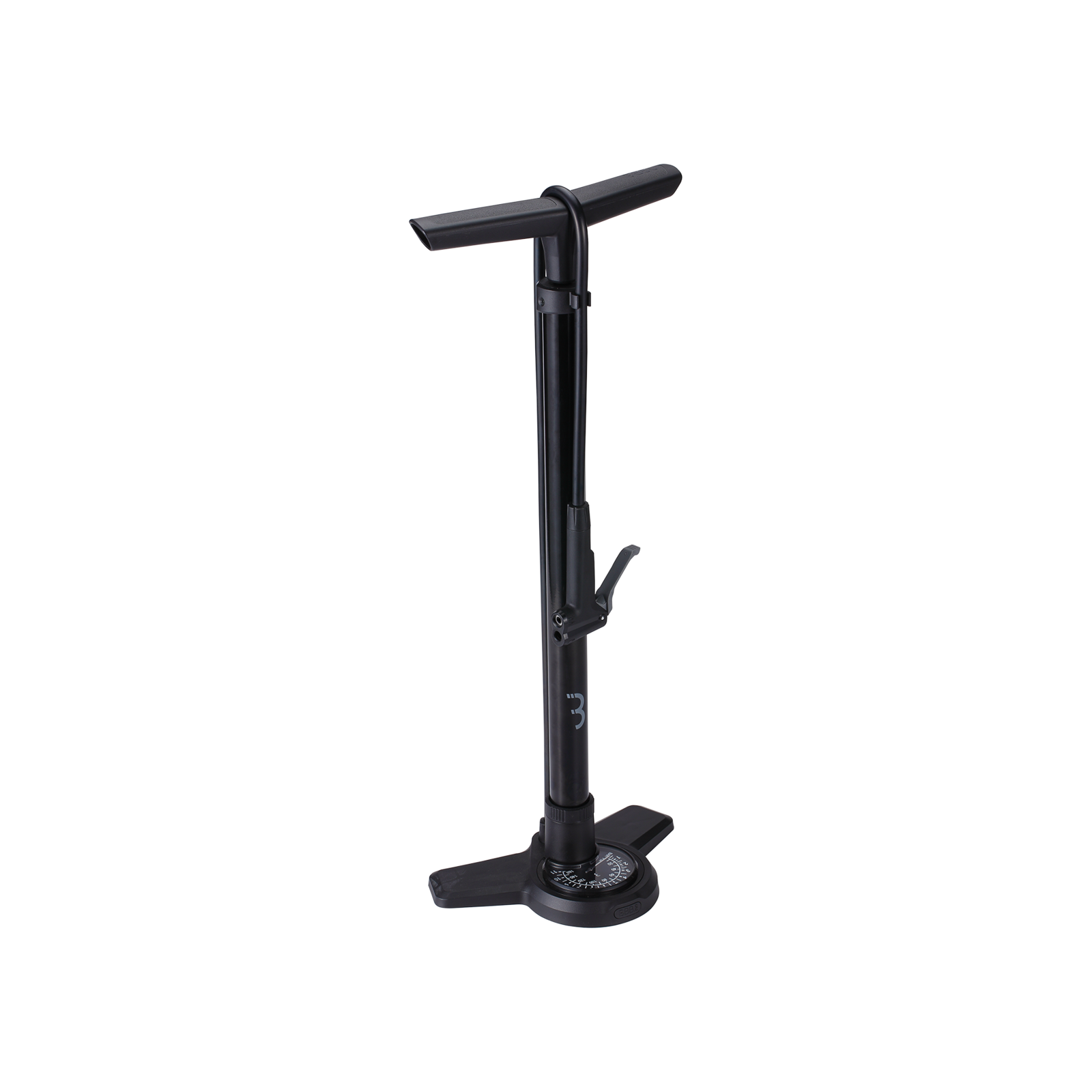 BBB Cycling kerékpáros állópumpa BFP-28 AirBoost, acél és kompozit, fekete