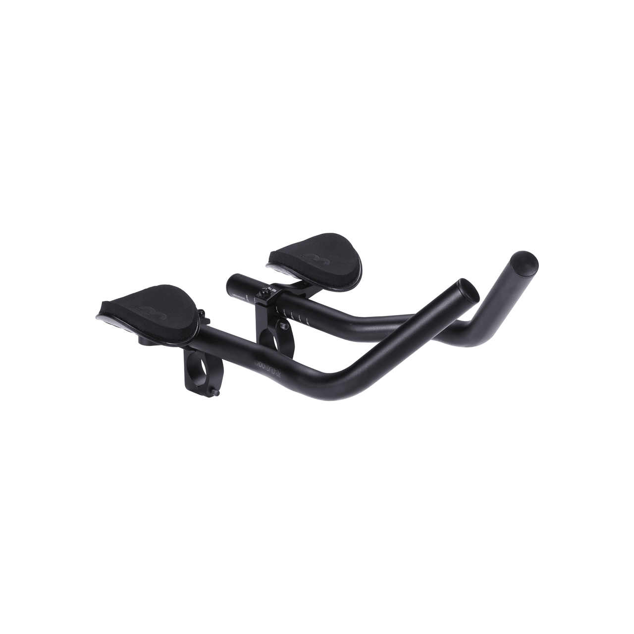 BBB Cycling kerékpáros időfutam könyöklő BHB-52 AeroBase, alumínium, 25.4 és 31.8mm, ergonomikus forma, 365mm hosszú, fekete