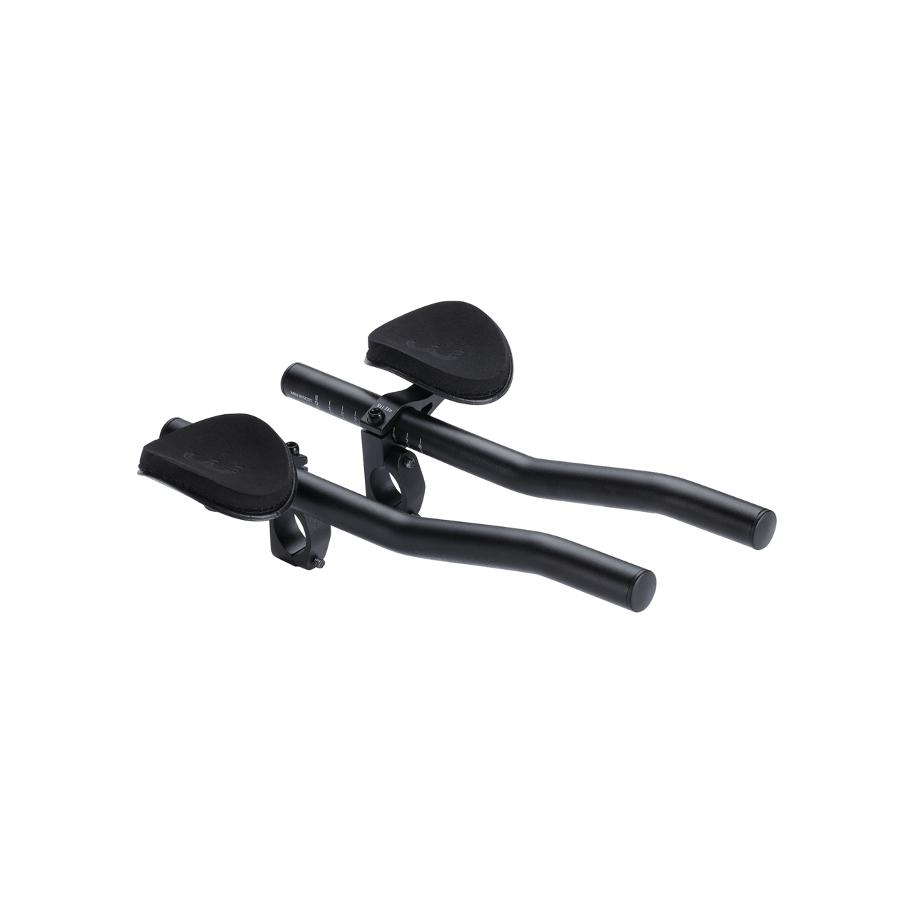 BBB Cycling kerékpáros időfutam könyöklő BHB-58 AeroLight, alumínium, 25.4 és 31.8mm, egyenes forma, 333mm hosszú, fekete