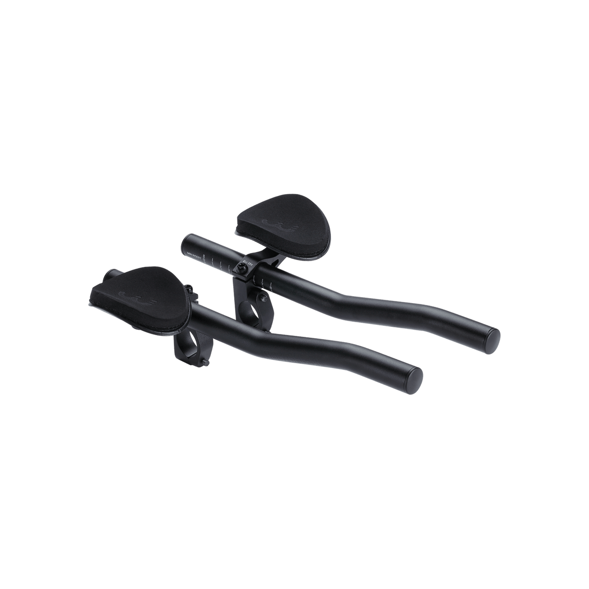BBB Cycling kerékpáros időfutam könyöklő BHB-58 AeroLight, alumínium, 25.4 és 31.8mm, egyenes forma, 333mm hosszú, fekete