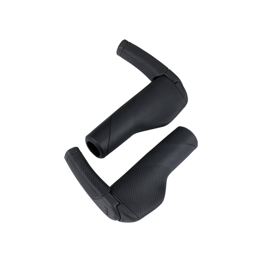 BBB Cycling kerékpáros markolat BHG-125 KingComfort 130mm, tenyértámaszos, csavaros, kormányszarvval, fekete