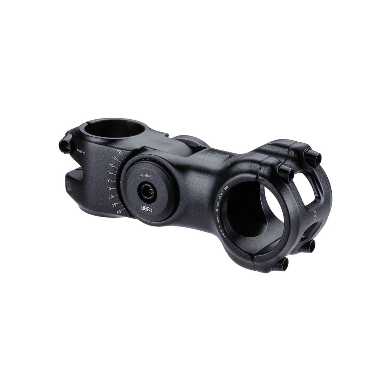 BBB Cycling kerékpáros állítható kormányszár BHS-30 HighSix, 35.0mm, fekete, 90 mm hosszú