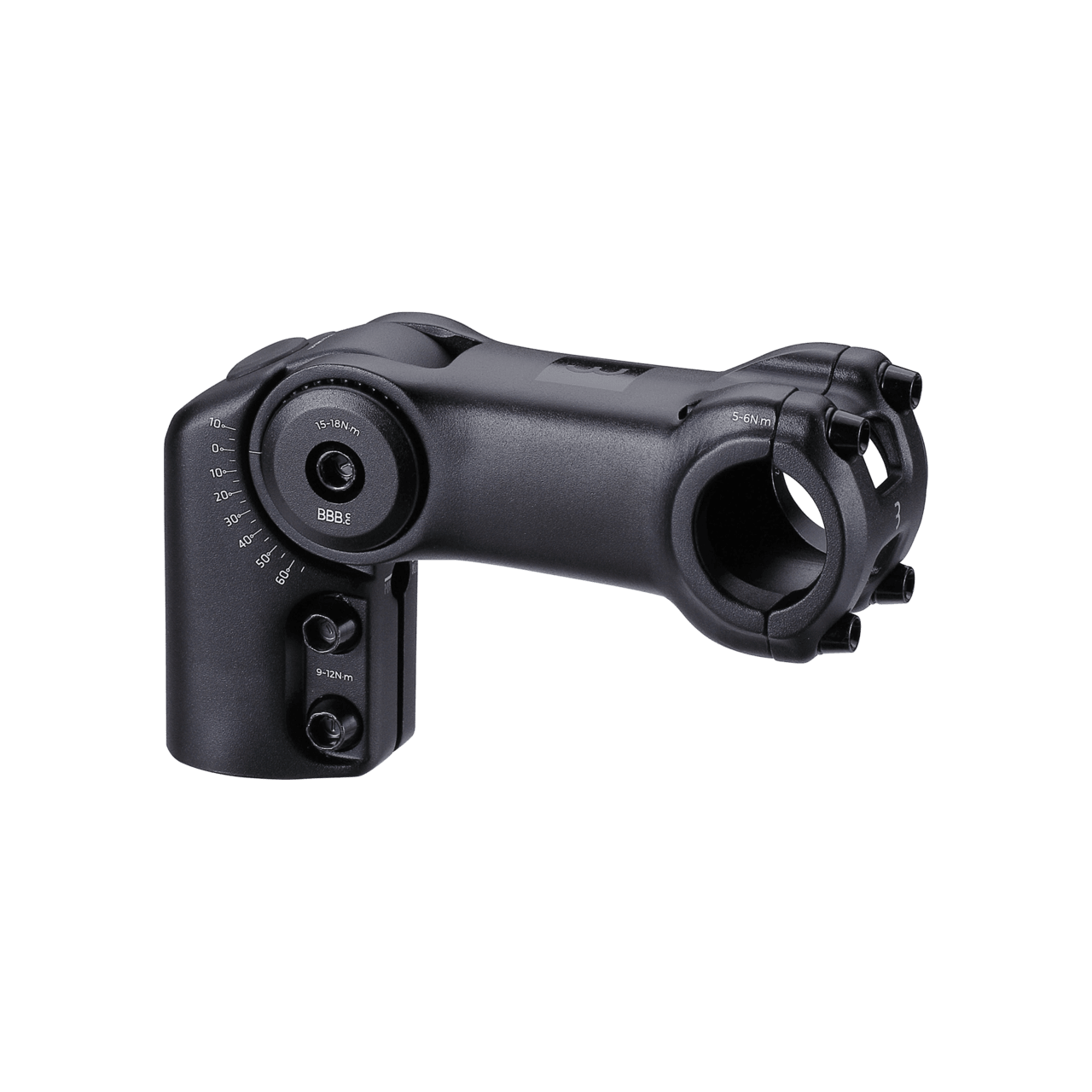 BBB Cycling kerékpáros állítható kormányszár BHS-34 HighFix, 25.4mm, +60/- 40 fokban állítható, 80 mm hosszú