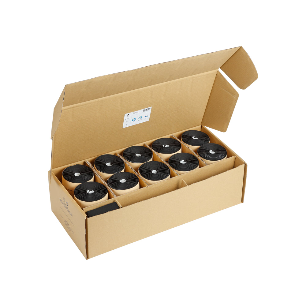 BBB Cycling kerékpáros kormánybetekerő szalag BHT-14OEM FlexRibbon Gel, poliuretán, gél csillapítás, 2.5mm vastag, fekete (Min. rendelési egység: 25 db)