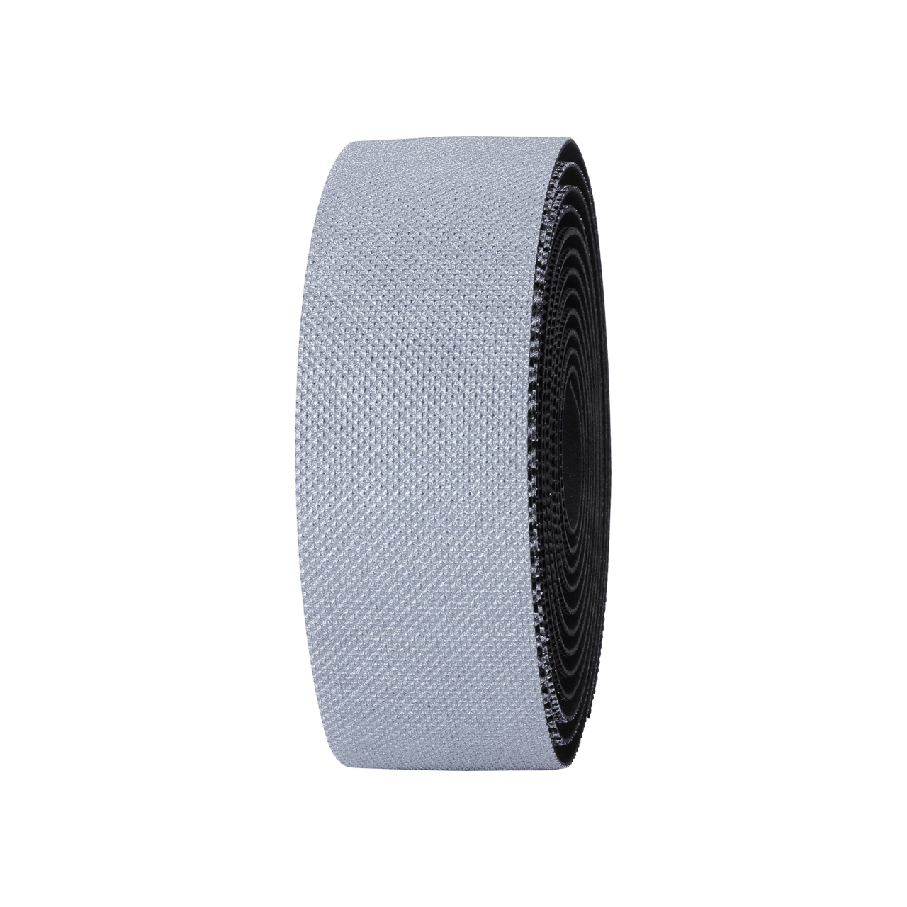 BBB Cycling kerékpáros kormánybetekerő szalag BHT-17 ReflectRibbon Gel, poliuretán, gél csillapítás, 3.5mm vastag, fényvisszaverős, fekete/ezüst
