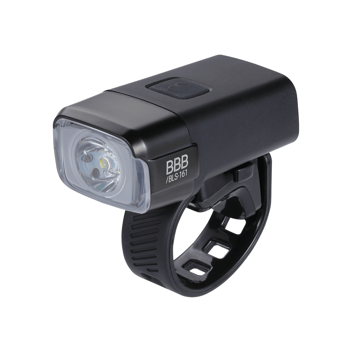 BBB Cycling kerékpáros első lámpa BLS-161 NanoStrike, 600 lumen, 6 mód, micro USB tölthető 2000mAh akku, gumis felfogatással