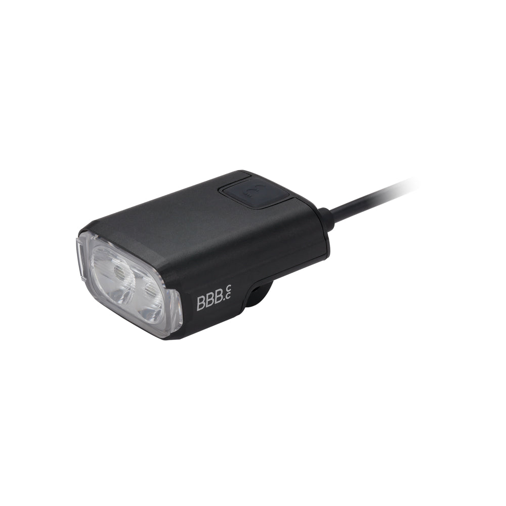 BBB Cycling kerékpáros első lámpa BLS-241E E-Strike Urban 600, 600 lumen, 2 mód, e-bikeokhoz, vezeték nélküli távkapcsolóval
