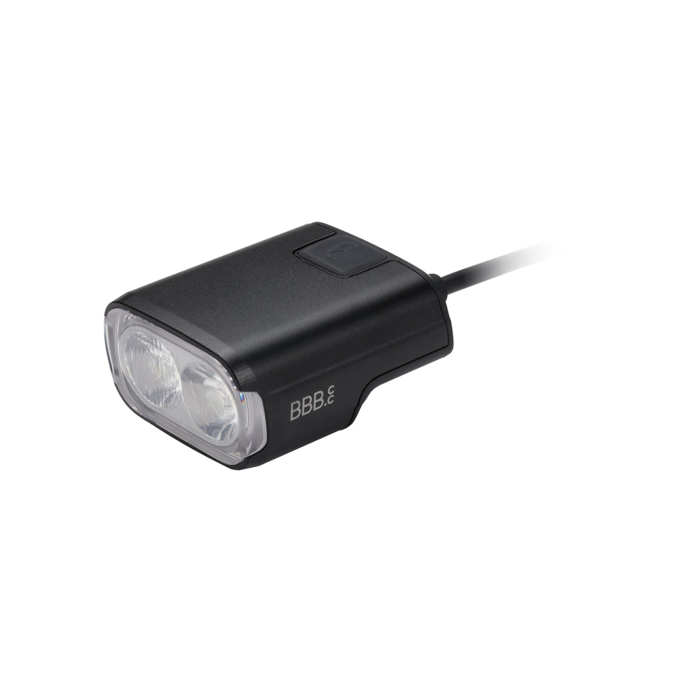 BBB Cycling kerékpáros első lámpa BLS-242E E-Strike Pro 2000, 2000 lumen, 3 mód, e-bikeokhoz, vezeték nélküli távkapcsolóval