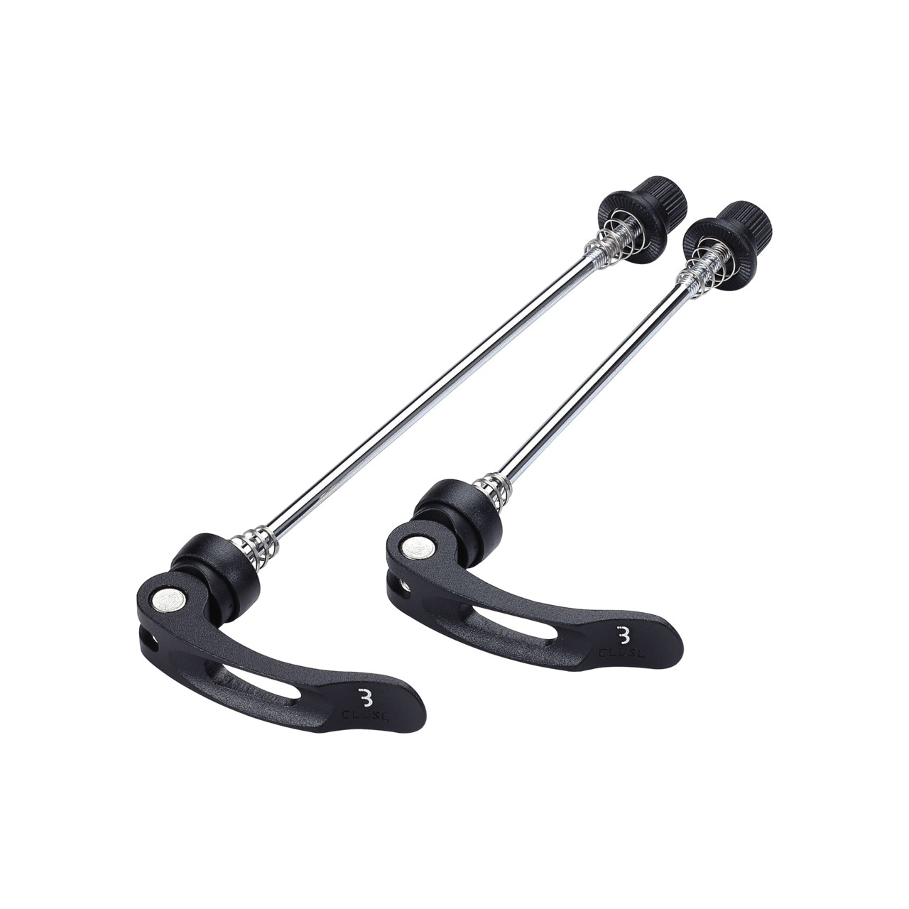 BBB Cycling kerékpáros gyorskioldó szett BQR-01 WheelBlock, alumínium, gyorskioldós, 100 és 135mm (első és hátsó)