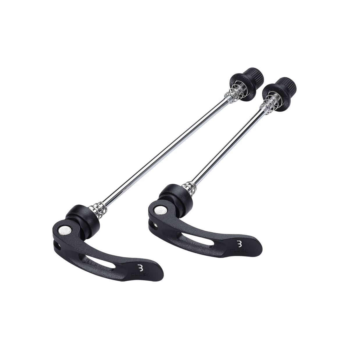 BBB Cycling kerékpáros gyorskioldó szett BQR-01 WheelBlock, alumínium, gyorskioldós, 100 és 135mm (első és hátsó)