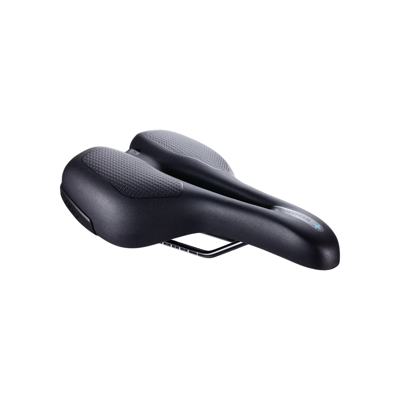 BBB Cycling kerékpáros nyereg BSD-111 SportPlus, unisex, aktív testtartáshoz ajánlott, emlékező szivacsos, 170mm széles, fekete