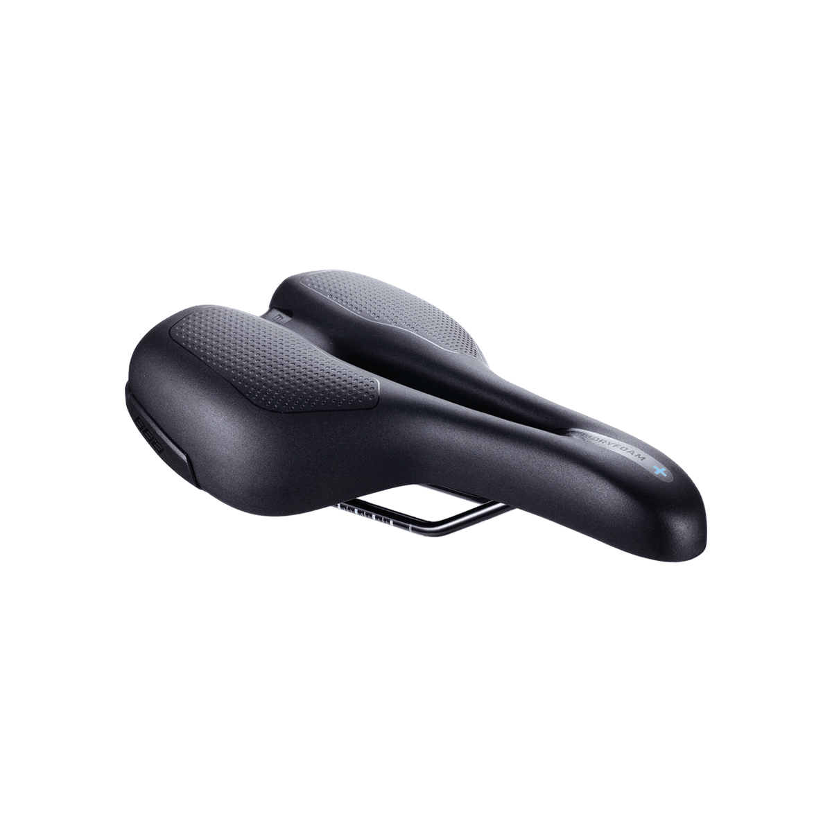 BBB Cycling kerékpáros nyereg BSD-111 SportPlus, unisex, aktív testtartáshoz ajánlott, emlékező szivacsos, 170mm széles, fekete