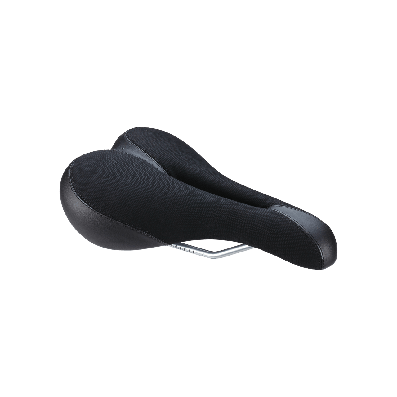 BBB Cycling kerékpáros nyereg BSD-12 MultiDensity, férfi, laza kerékpározási testtartáshoz, 170mm széles, fekete