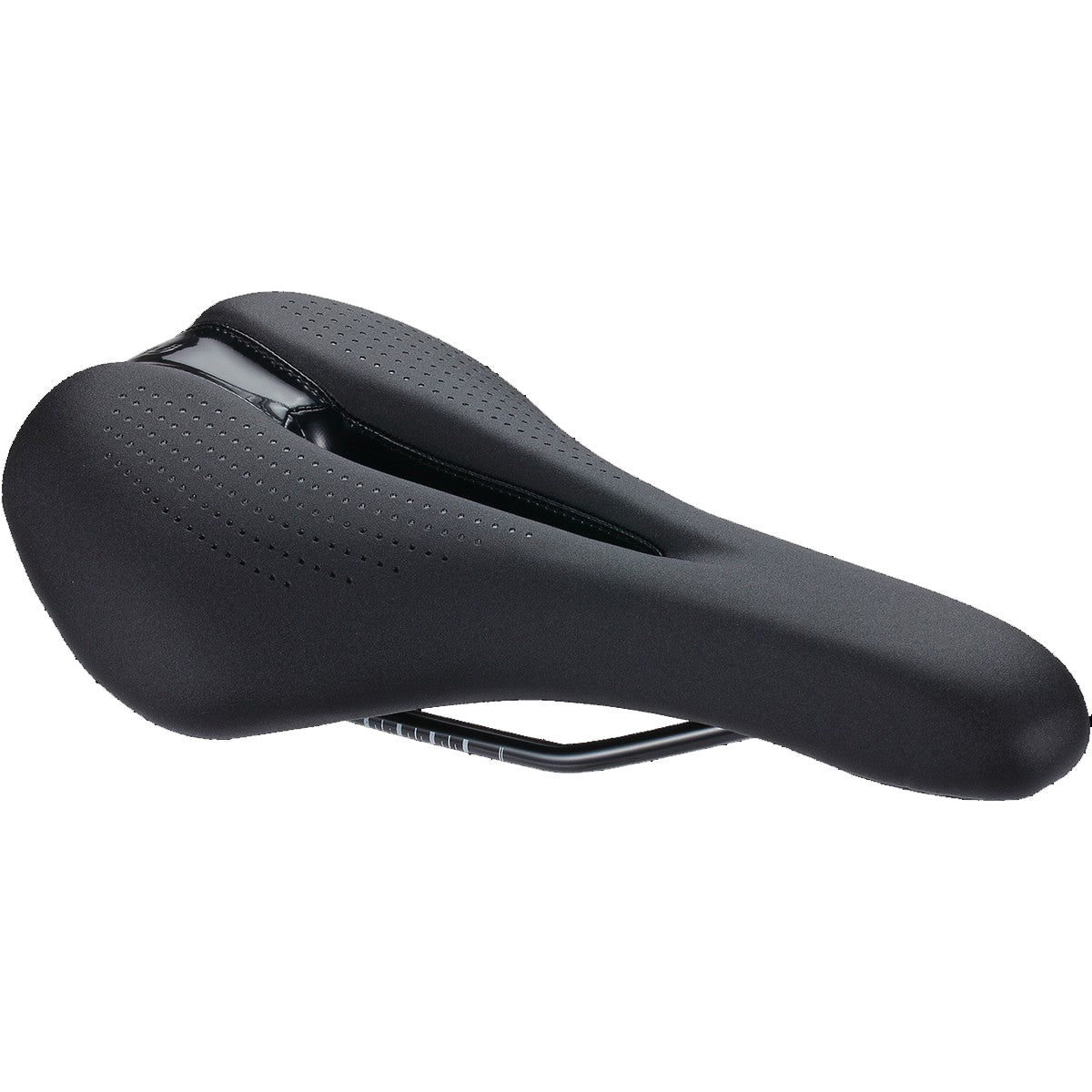 BBB Cycling kerékpáros nyereg BSD-136 SportComfort 2.0, unisex, sportos kerékpározási testtartáshoz, 155mm széles, fekete