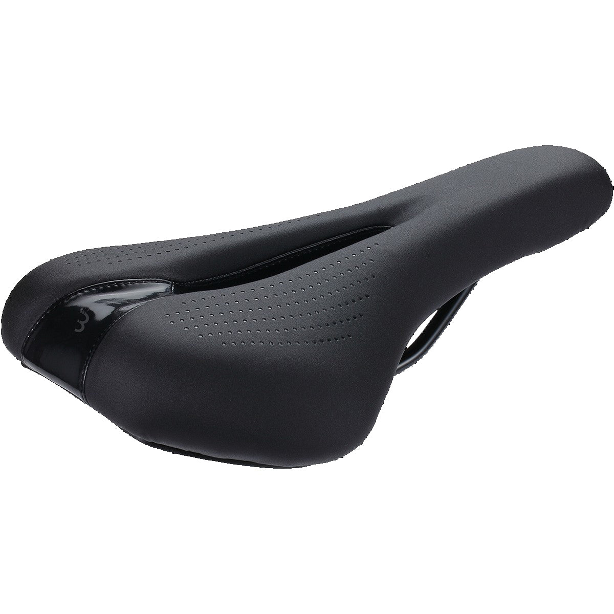 BBB Cycling kerékpáros nyereg BSD-137 SportComfort 2.0, unisex, sportos kerékpározási testtartáshoz, 165mm széles, fekete