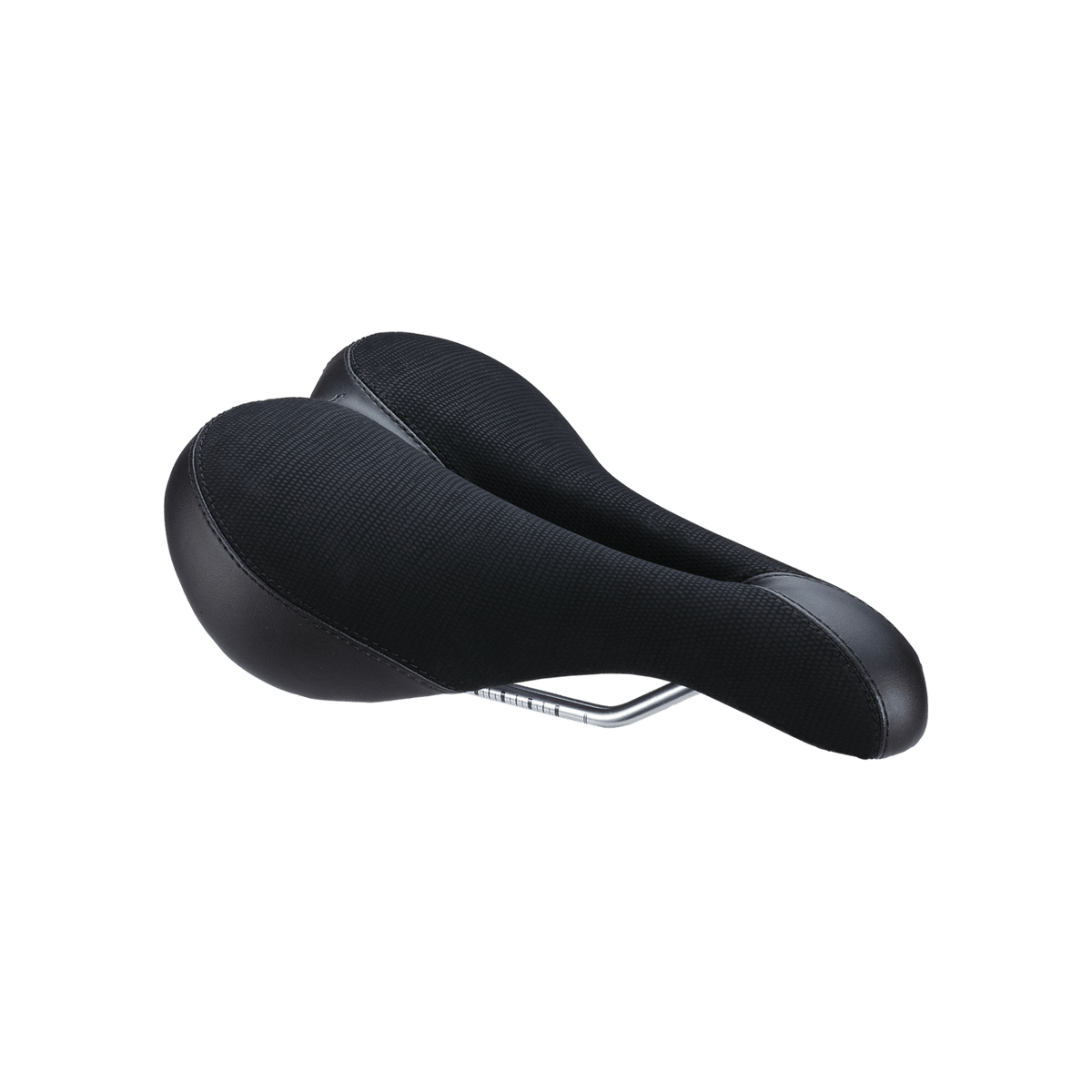BBB Cycling kerékpáros nyereg BSD-13 MultiDensity, női, laza kerékpározási testtartáshoz, 170mm széles, fekete