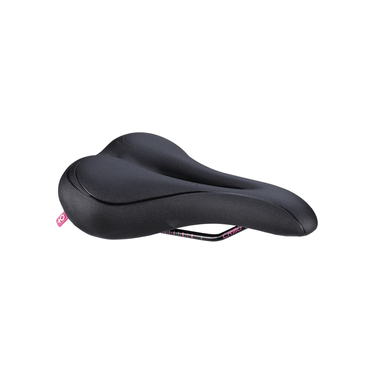 BBB Cycling kerékpáros nyereg BSD-67 LadySport, női, verseny és sportos kerékpározási testtartáshoz, 162mm széles, fekete