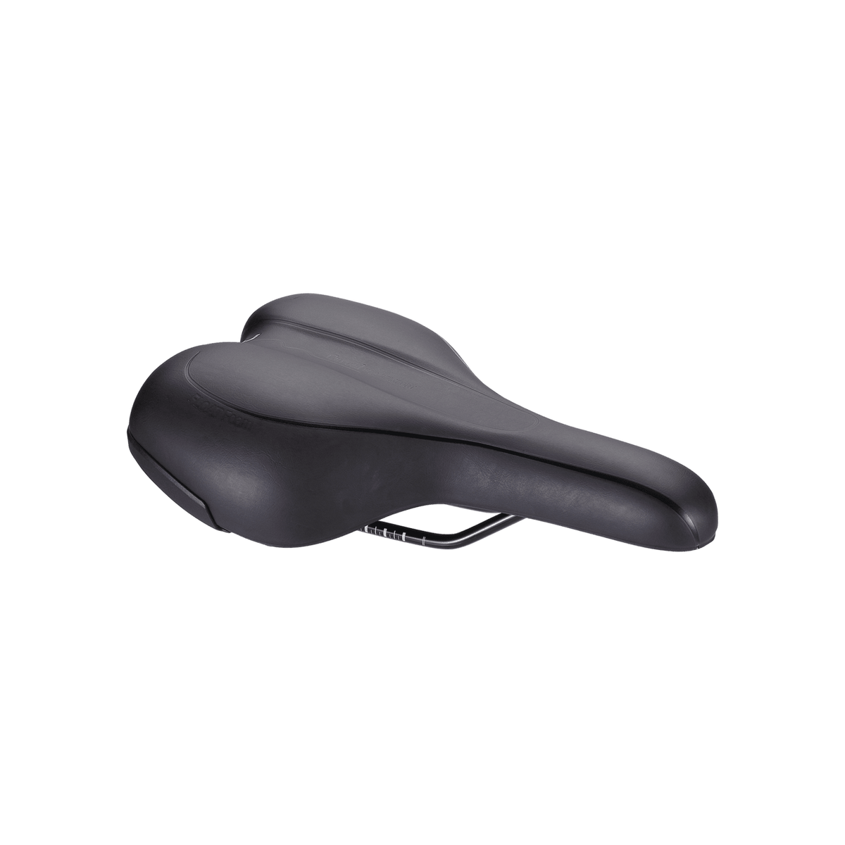 BBB Cycling kerékpáros nyereg BSD-91 Meander Active, unisex, aktív kerékpározási testtartáshoz, 170mm széles, fekete
