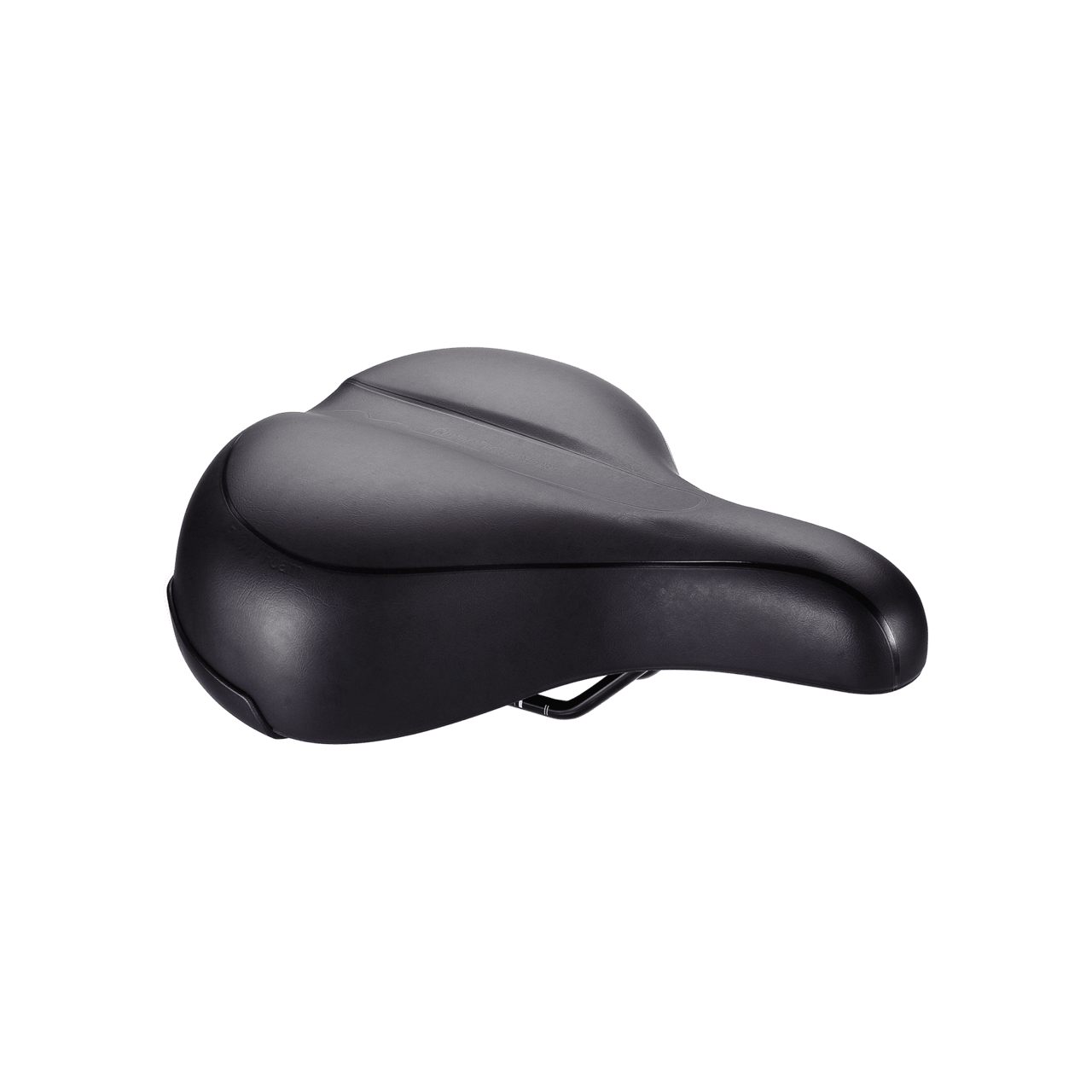 BBB Cycling kerékpáros nyereg BSD-94 Meander Upright, unisex, kiegyenesedett kerékpározási testtartáshoz, 225mm széles, fekete