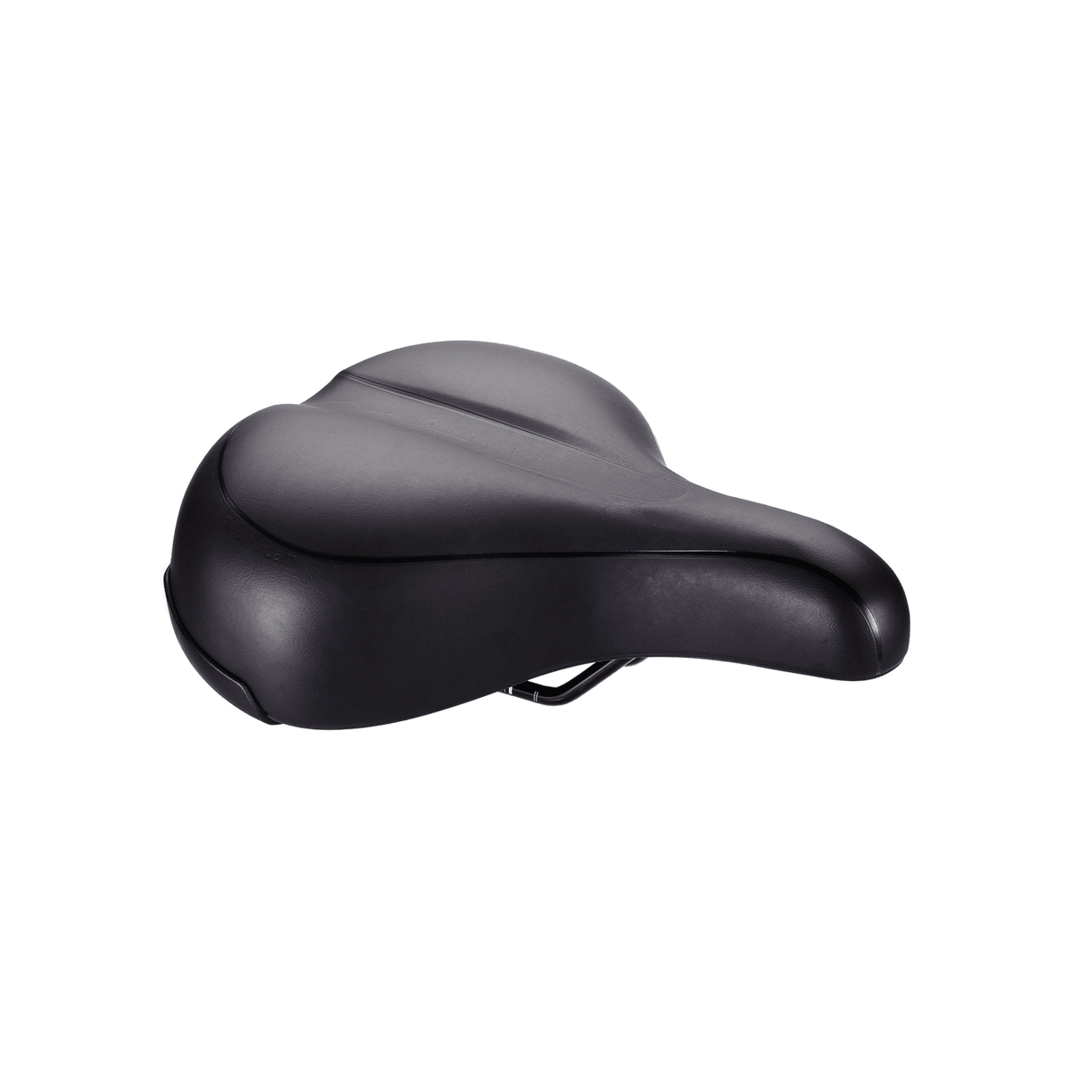 BBB Cycling kerékpáros nyereg BSD-94 Meander Upright, unisex, kiegyenesedett kerékpározási testtartáshoz, 225mm széles, fekete